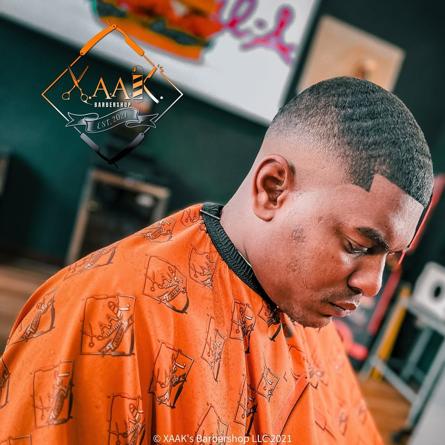 Fresh fade, side profile